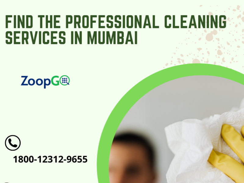 Find the Best Cleaning services in Mumbai by ZoopGo Photographers on