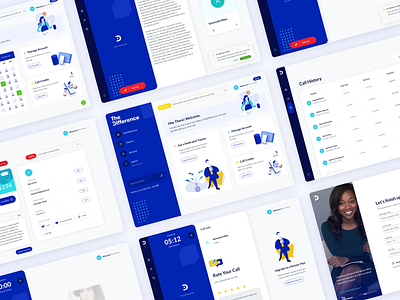TheDifference Customer Screen Collection app blue dashboard dashboard app dashboard design dashboard ui therapist therapy web app web app dashboard web app design web application web application design web apps web dashboard