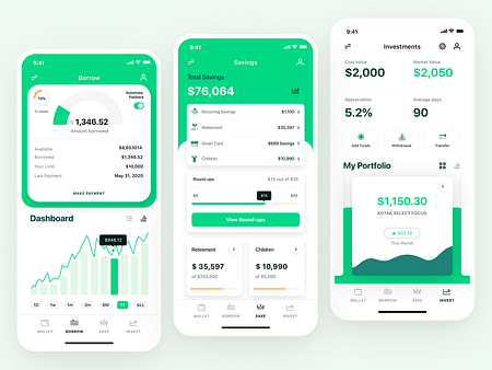 7Eleven Bank App Showcase by Charles Haggas on Dribbble