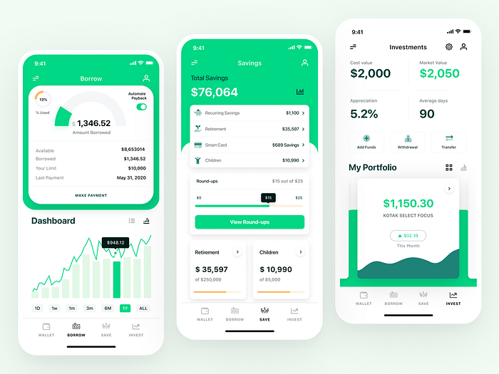 7Eleven Bank App Showcase by Charles Haggas on Dribbble