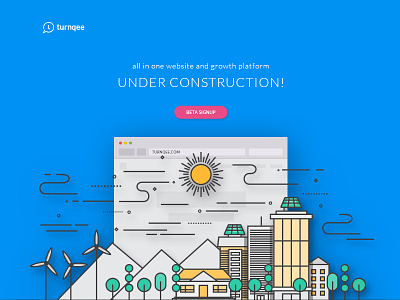 Coming Soon Page blue coming soon green illustration landing page pink under construction