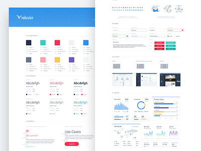 Volusion Style Guide brand book style guide ui volusion