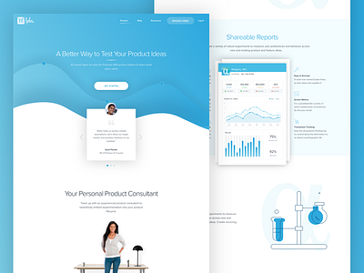 Product Featuers Landing Page
