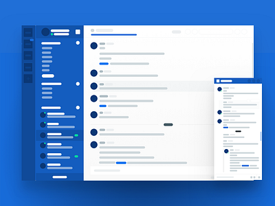 Team Messaging Wireframe Template blue chat messaging team wireframe