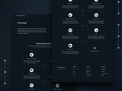 Transmute Technology Web Page blockchain dark transmute website