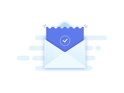 Flat Email Illustration