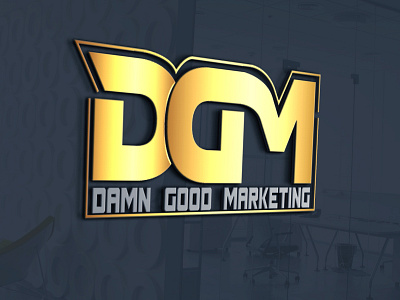 marketing company logo 3d branding graphic design logo