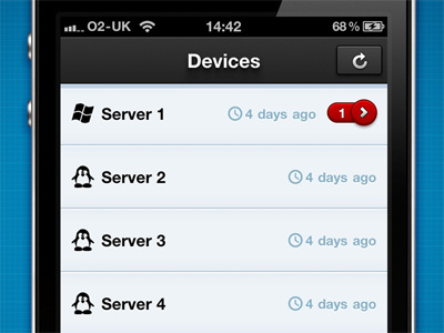 Device list ios iphone mobile server density