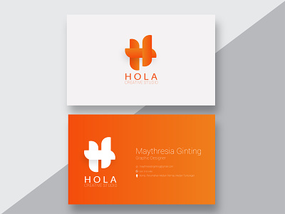 HOLA CREATIVE STUDIO CARD DESIGN agency branding business businesscard businesscarddesign card carddesign design graphic design logo