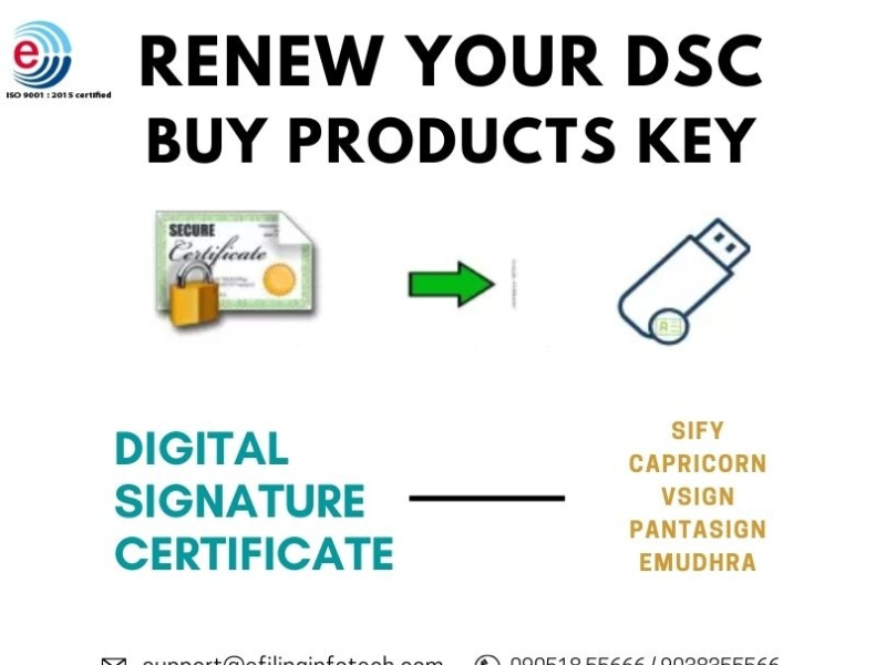 DSC renewal by efiling infotech on Dribbble