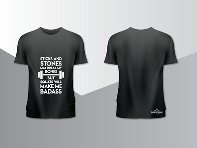 T-Shirt Design - Gym branding design graphic design