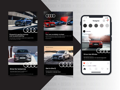 Social Media Branding - Audi branding design graphic design illustration