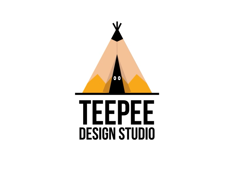 Teepee Logo Animation animation illustration logodesign