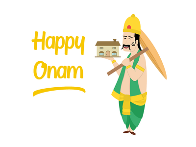 Happy Onam!! avatars character design design graphic design icongraphy icons illustration onam