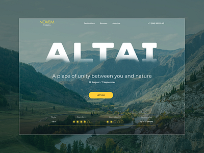 Travel agency design inspiration product design travel travel agency travel inspiration ui uiux ux web design