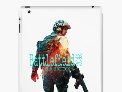 Battlefield 2042 Design For iPad skins iPad Case & Skin branding graphic design logo m4 m4hv motion graphics redbubble