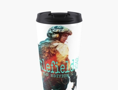 Battlefield 2042 Travel mugs Design Travel Mug 3d animation graphic design logo m4 m4hv motion graphics redbubble