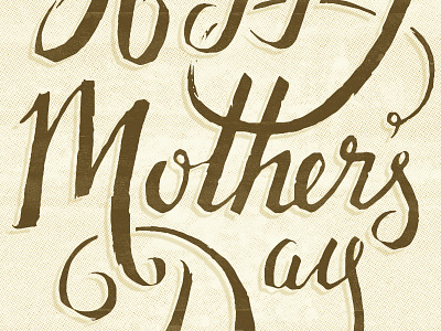 There is no other hand lettering mother mothers day
