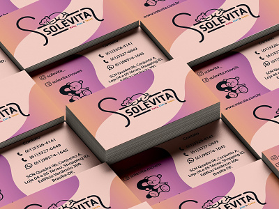Solevita Visiting Card branding design graphic design illustration logo mockup visual identity