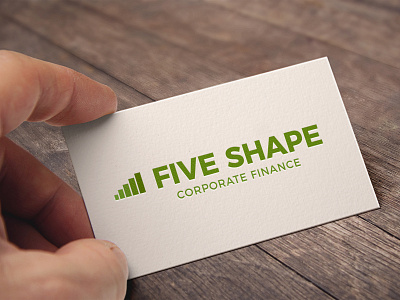 Five Shape Logo Design branding business clean corporate finance finance logo identity logo logo design