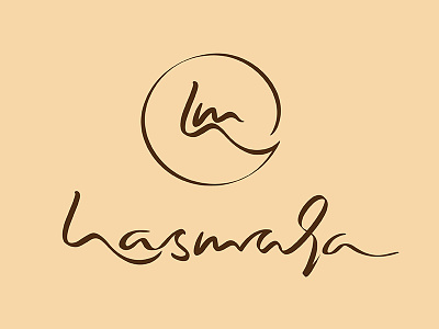 Hasmara - Lettering Logo awesome brand freedraw handdrawn hasmara lettering logo photography private script selfbrand typography