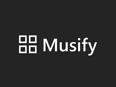 Musify branding logo