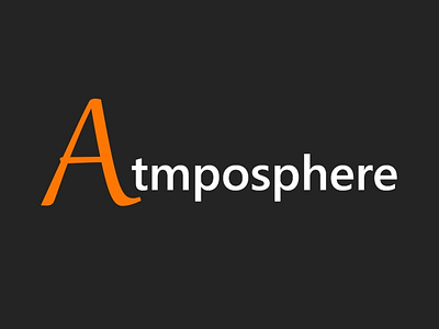 Atmosphere branding logo