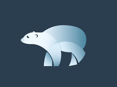 Polar Bear - Animal Logo animal bear brand branding illustration logo logo animal mark polar polar bear