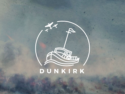 Dunkirk - Logo dunkirk logo mark movie nolan ship