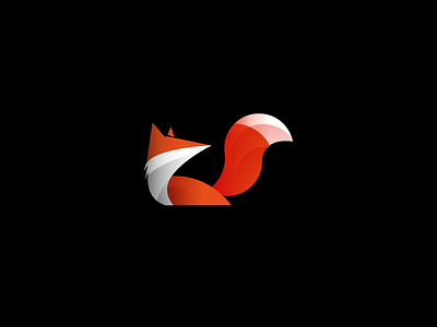 Fox Logo flat design fox logo logo animal