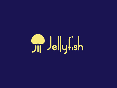 Jellyfish Logo animal animals brand circle color colors design flat grid illustration jello jellyfish logo logo animal logo design mark