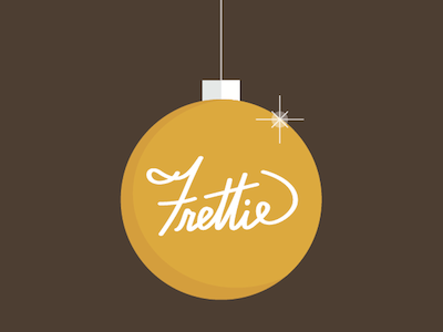 Frettie Holiday Email Graphic holiday graphic ornament vintage flat