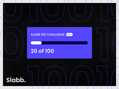 100 Day Slabb Challenge: Day 7 100daychallenge chart goal progress