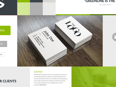 Greenline Style Tile green greenline marketing website style tile