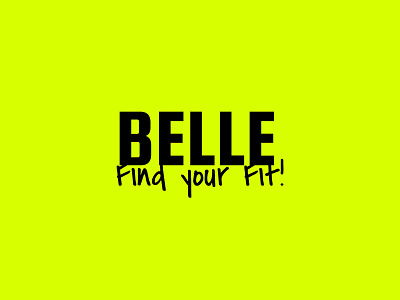 Belle fitness logo wellness