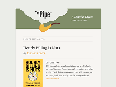 The Pipe Digest Email books email pipes template