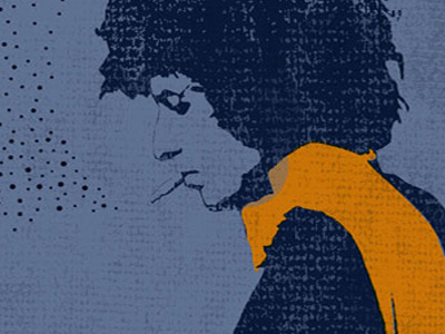Bob Dylan Concept Poster illustration music poster texture vintage