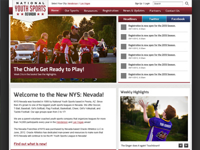 NYS: Nevada Homepage little league nevada sports website youth sports