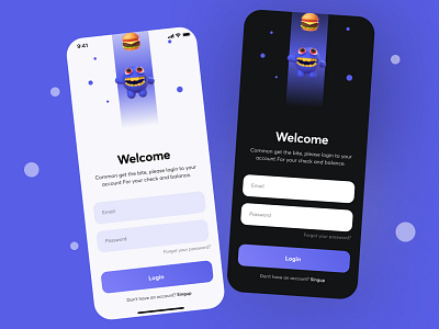 sing in and sing out app application illustration login logout mobile sing in sing out ui ui design