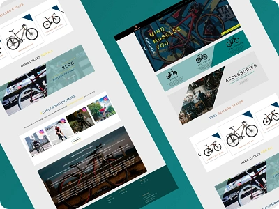 Roar Cycle - Landing Pages adobexd bicyles bike cycles design figma graphic design landingpages productdesign roar cycle roar cycle landing pages saas shop ui uiux ux webapp