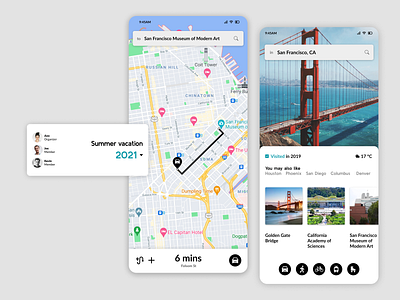 DailyUI challenge: Map #029 030 buttons dailyui figma graphic design map mobile app ui uichallenge unsplash