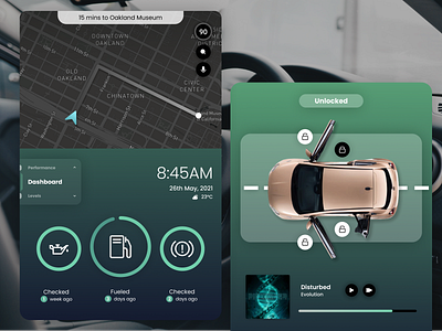 DailyUI challenge: Car Interface #034