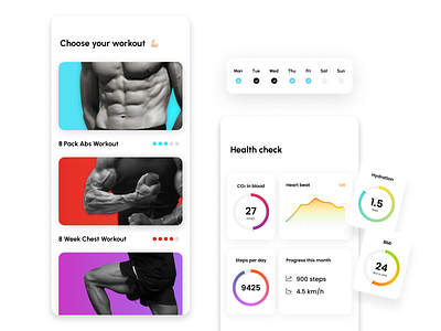 DailyUI challenge: Workout Tracker #041