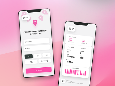 Flight search #068 app dailyui design figma flight graphic design mobile app travel ui