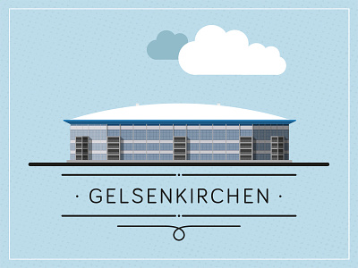 Arena architecture flat design football illustration stadium typography vector