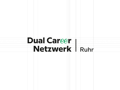 DCNRuhr Logo brandmark career dual identity logo network ruhr