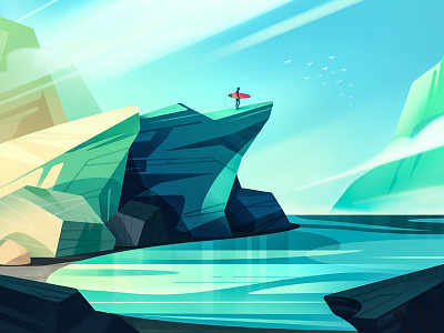 ROCK WAVE by Ding on Dribbble