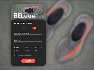 Daily UI 2 // Credit Card Checkout card ccc checkout credit