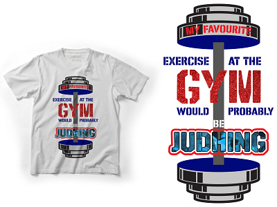 GYM T-shirt design branding design graphic design t shirt design t shirts design typography t shirt