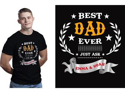 Typography t-shirt design branding daddy t shirt design fathers day t shirt graphic design t shirt design t shirts design typography t shirt